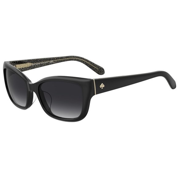 KATE SPADE JOHANNA F S Sunglasses NS8 BK GLITTR 53mm